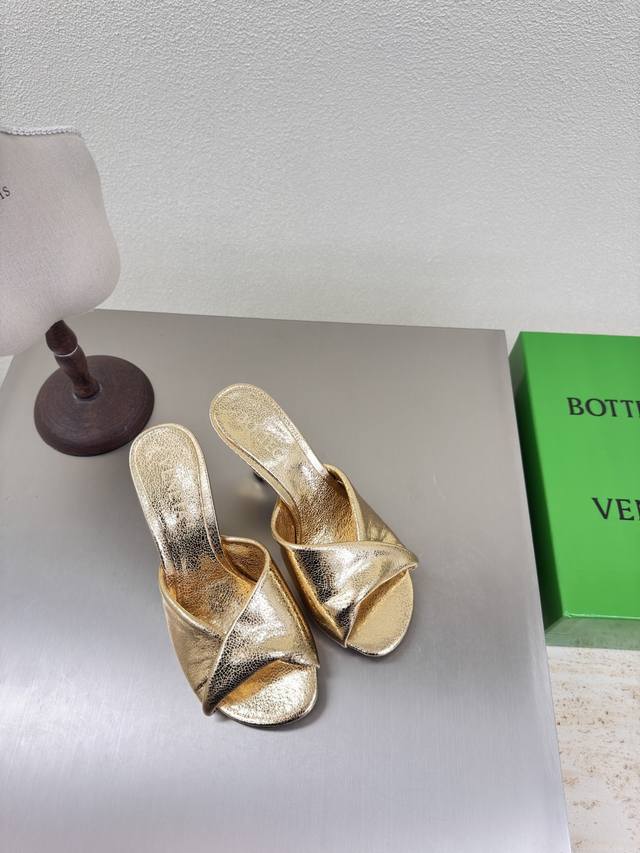 High heel 8.5 Cm series Bv Blink lambskin series slippers Lambskin filled with