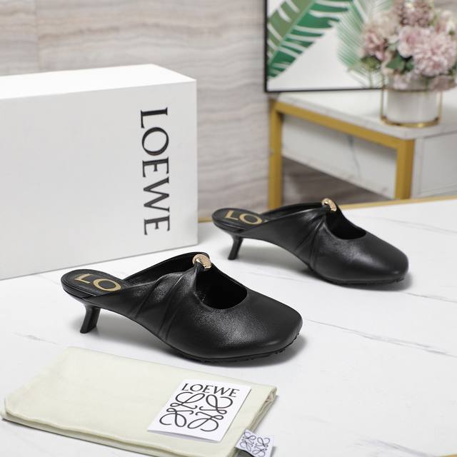 Loewe 25Ss Super soft and chewy ballet shoes This Pebble Soft is an elegant comb