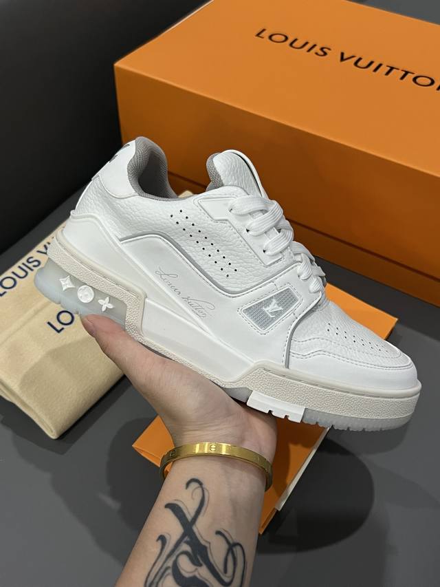 Factory: Louis Vuitton Lv Trainer Couple's Sports Shoes Casual Retro Basketball