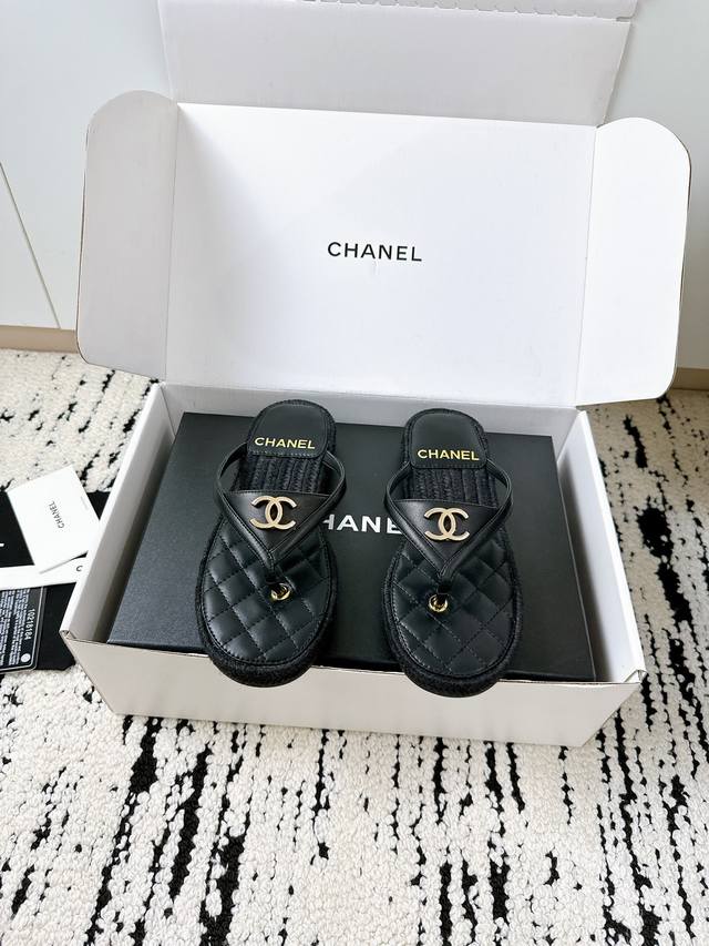 Air ticket + 50 yuan Chanel 25 A new summer flip-flops The counter genuine versi