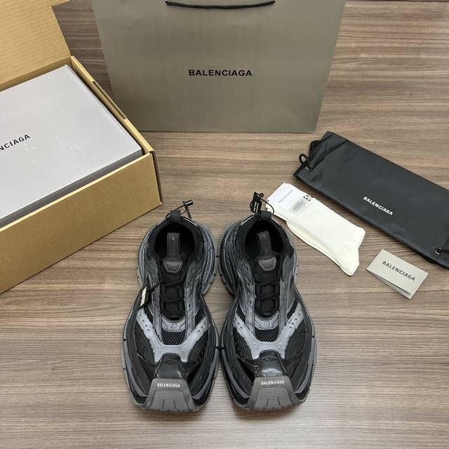 Top version Balenciaga Platform 16Xl thick-soled lace-up dad shoes 16Cm men's b
