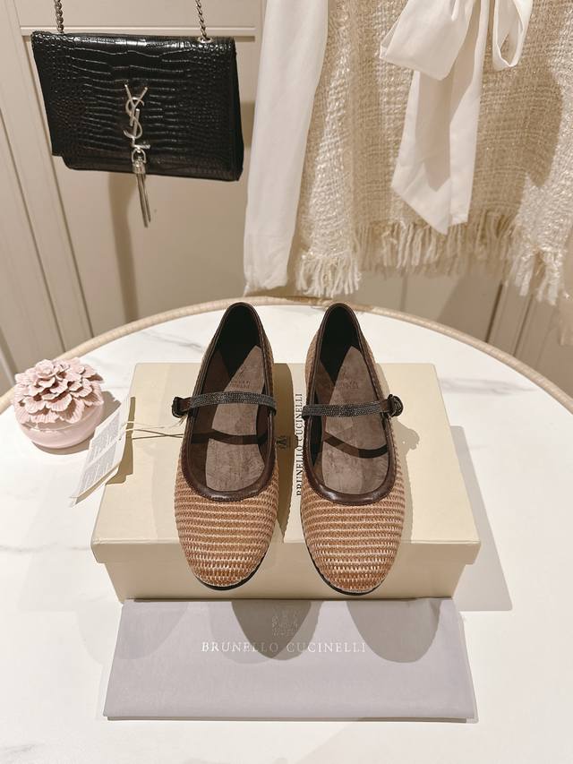 Factory price Pp: Single shoes are very popular Brunello Cucinelli Mary Jane si