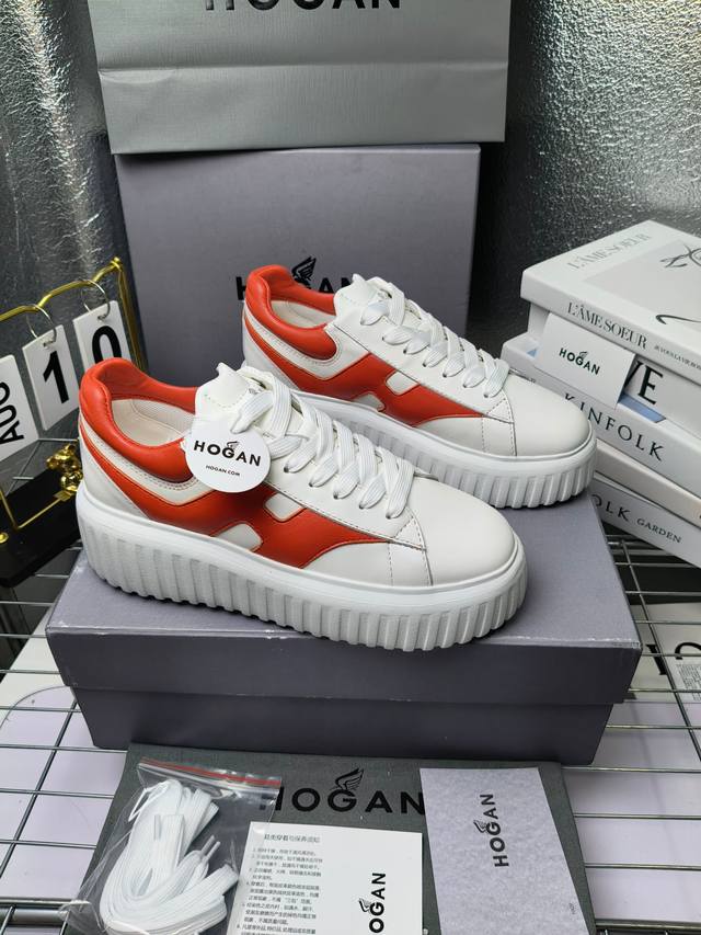 Hogan The latest biscuit shoes, thick-soled shoes, airship shoes, couple models,