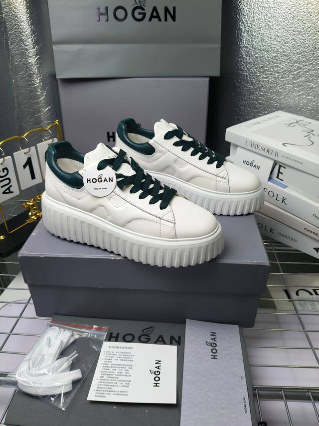 Hogan The latest biscuit shoes, thick-soled shoes, airship shoes, couple models,