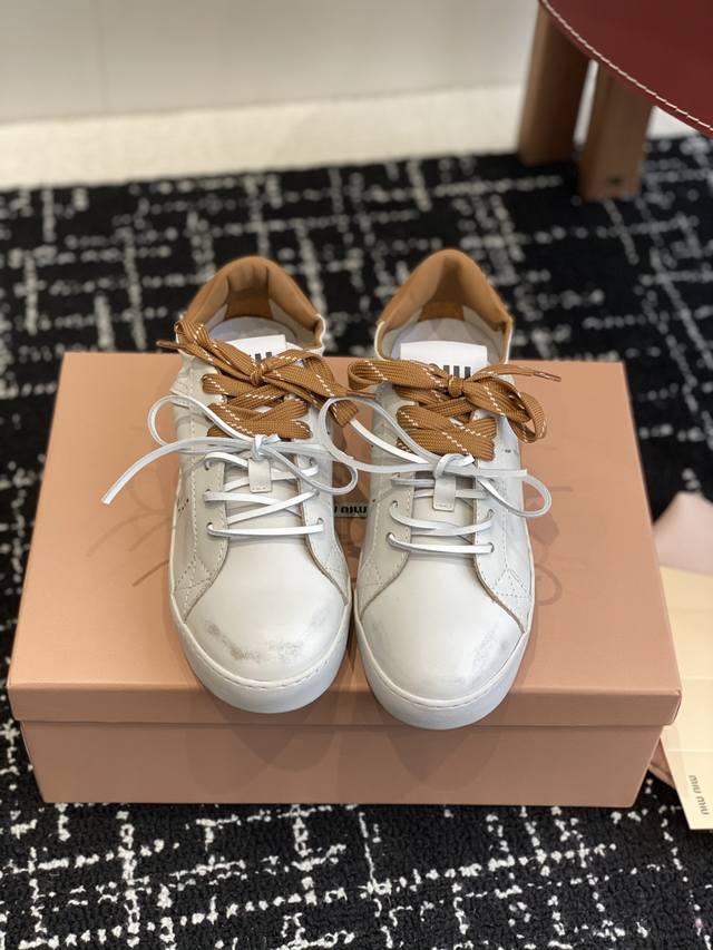 Purchasing levelMiu Miu 25Ss Miu Miu thick-soled biscuit-soled 25Ss new spring a