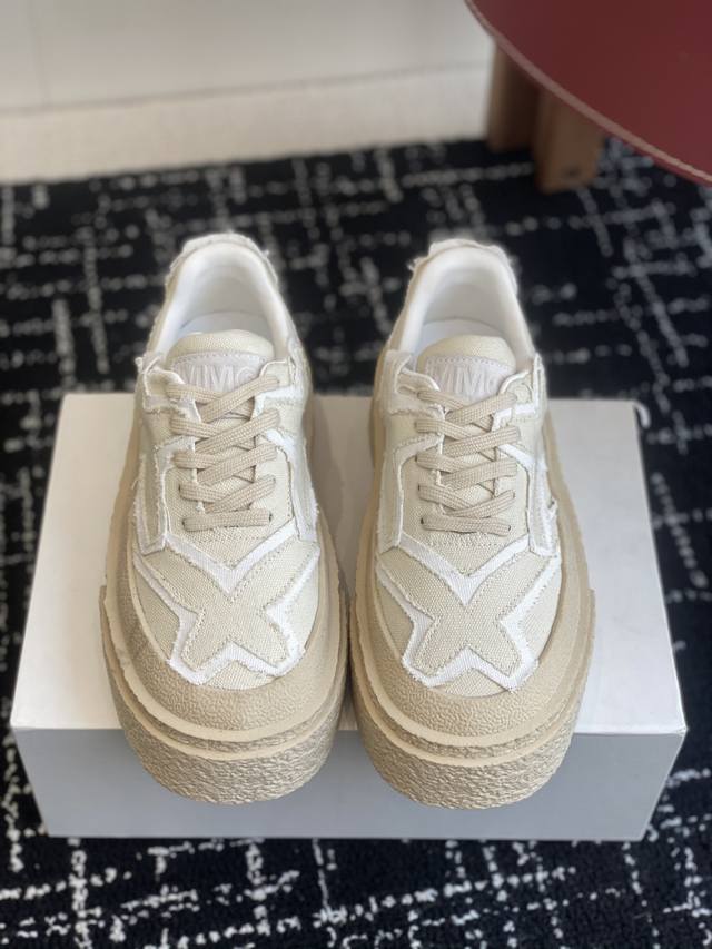 Purchasing level Maison Margiela Mm6 biscuit shoes couple style Original develop