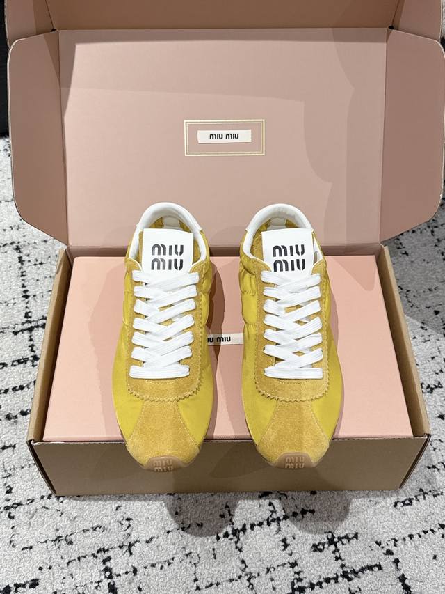 Top version Miumiu 25 Spring latest casual German training shoes Walking without