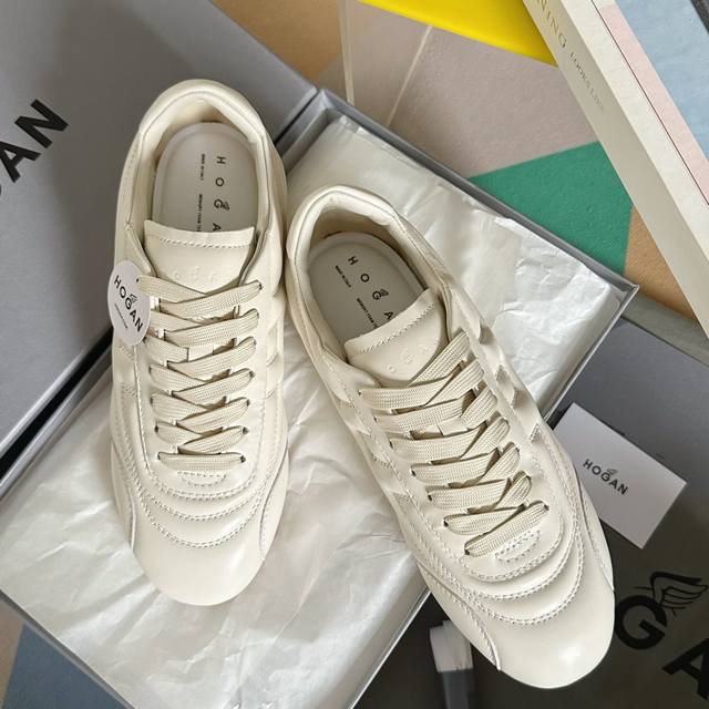 Top version: Women's and Men's Hogan's latest Runner series H693 couple's retro