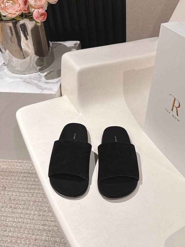 factory price P The Row 25Ss new one-piece slippers I fell in love with this sho