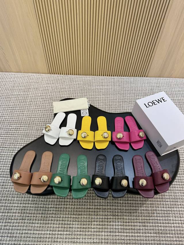 Loewe 25th season spring and summer new seven colors optional. Size 35-43 genuin
