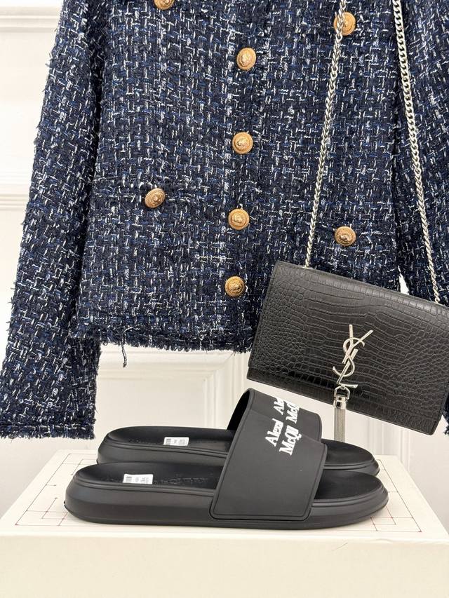 factory priceAlexander Mcqueen classicspring and summer casual lazy slipperssumm