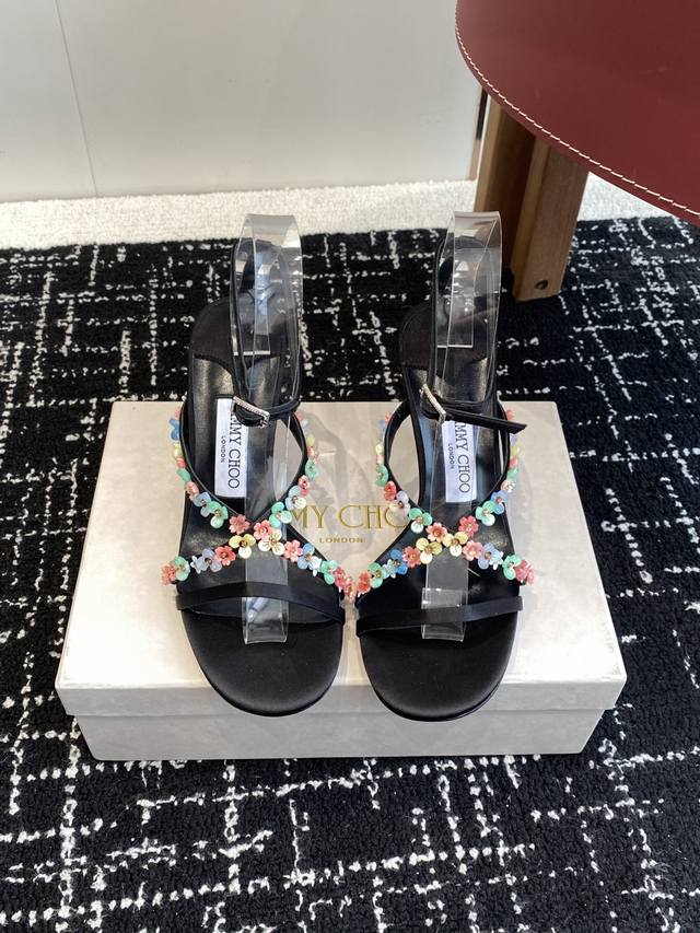 Purchasing level Jc diamond chain cat heel sandals series 25 Accessories series