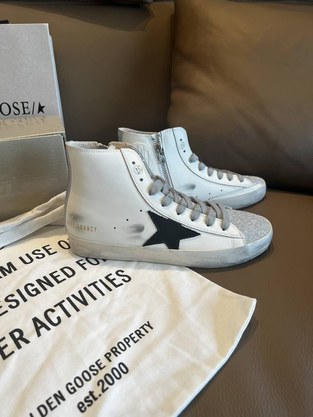 High-top black star couple model original replica high version New packaging fo