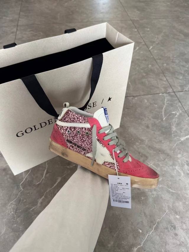 Pink high-top couple style top cowhide high version. Low-end please don't bothe