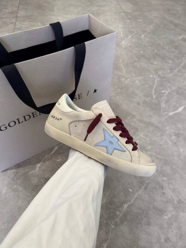 Hot-selling beige blue star couple model. Original high version. Low-end please