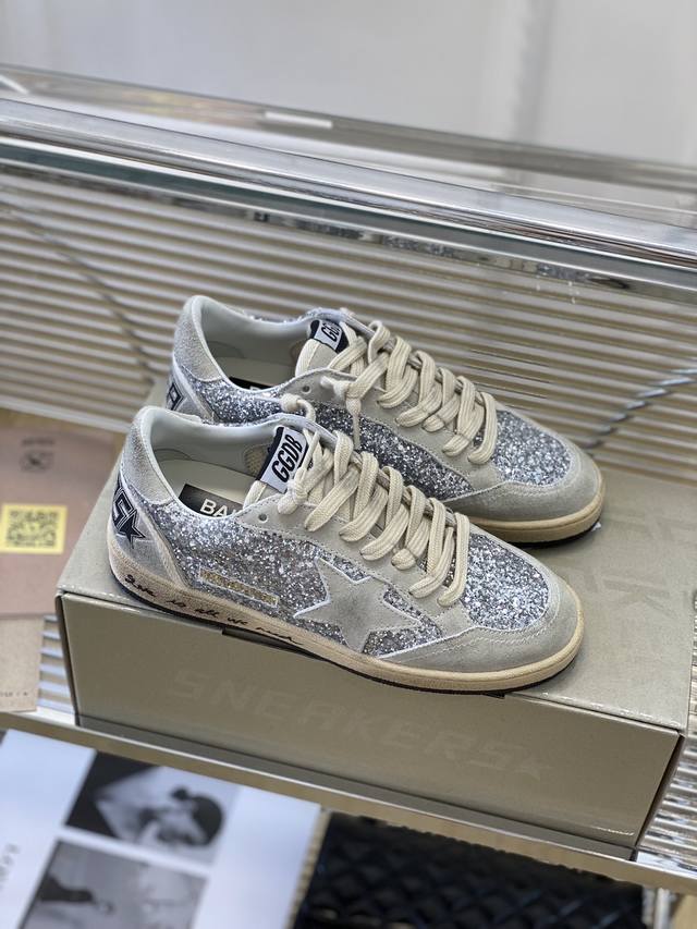 Sequined silver and gray star couple high version. Low-end please do not distur