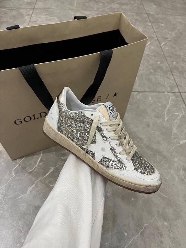 Sequined white star couple style top-level purchasing high version. Low-end ple