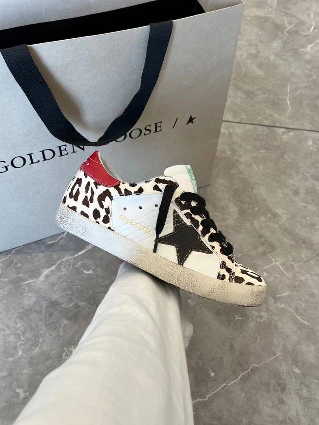 White leopard print couple style. Original cowhide high version. Low-end please