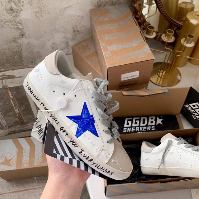3D printed Blue Star couple model. Original replica cowhide high version. Low-en