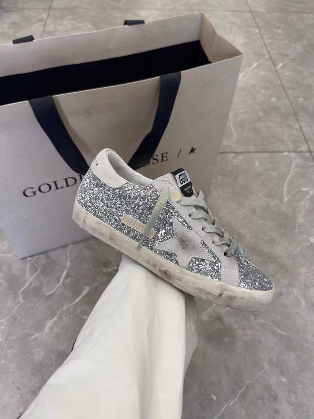 Sequined silver grid gray star couple style. Purchase the original replica high