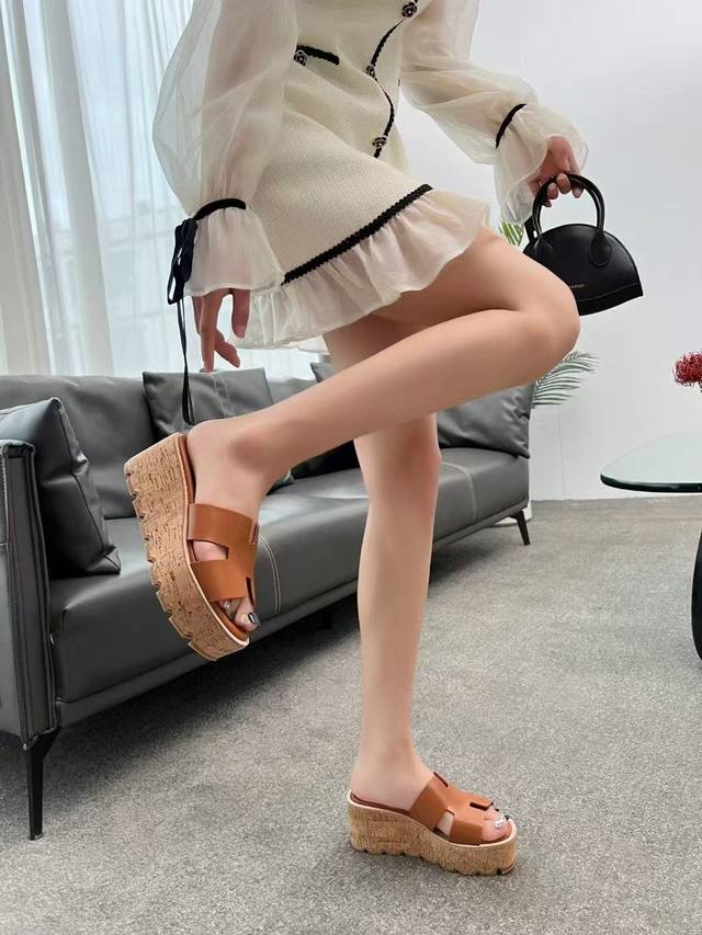 impulse price: Hermes, Hermes waterproof tire height increase, H slippers origi