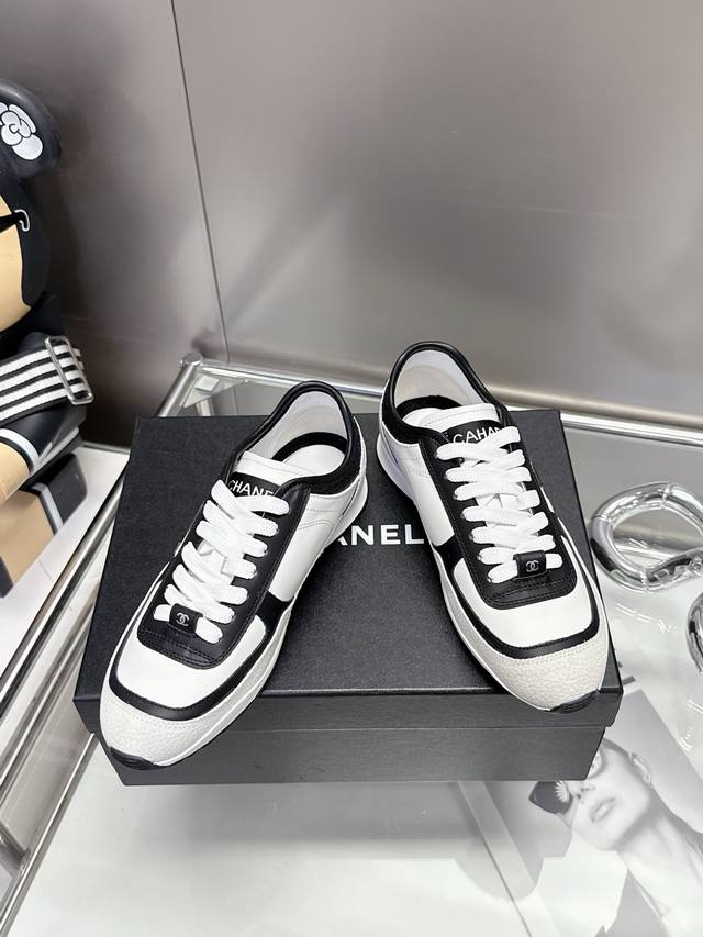 rush price: . Size 35-40 Chanel 25P Panda sneakers! It has really become popular