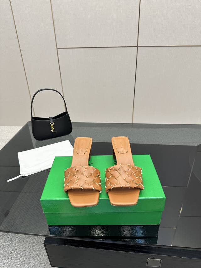 Bottega Venet* The latest and most classic braided high-heeled sandals! Many cel