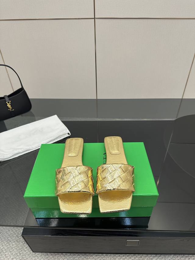 Genuine leather upperBottega Venet* The latest and most classic woven high-heele