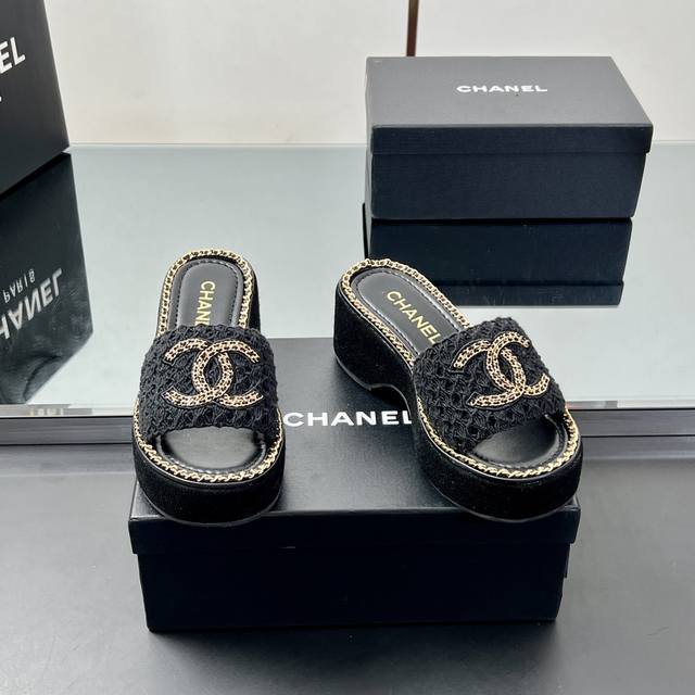 factory price high quality! 25Fw spring and summer new Chanel chain embroidered