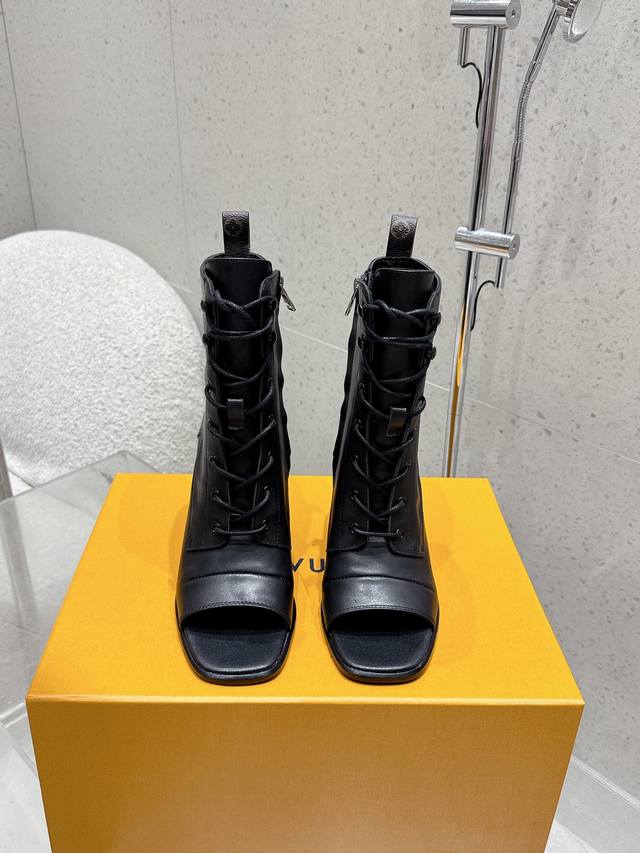 Fish Mouth Boots 25Ss Early Autumn New Louis Vuitton Lv Romantique Fish Mouth S