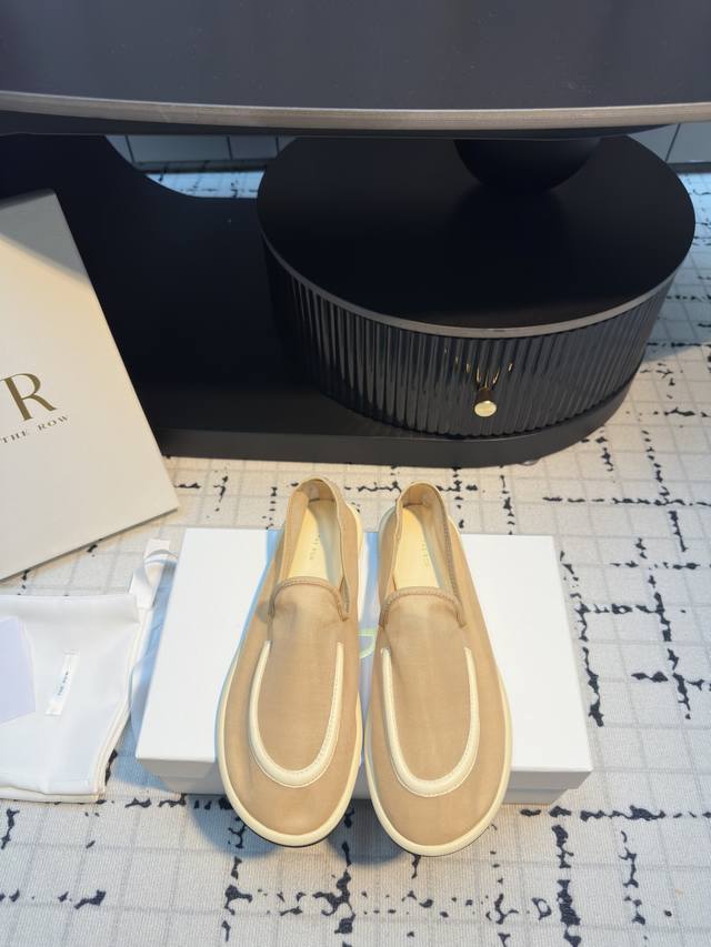 Purchasing-level high-quality The Row mesh simple single shoes With a fairy-lik