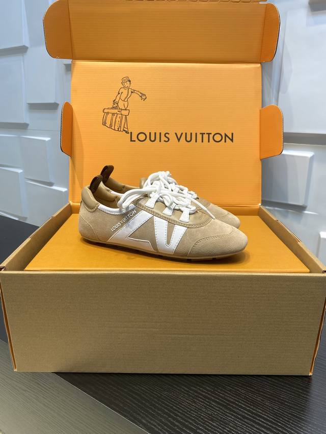 Top version: Lv Louis Vuitton L's latest Sneakerina series couples' ballet snea
