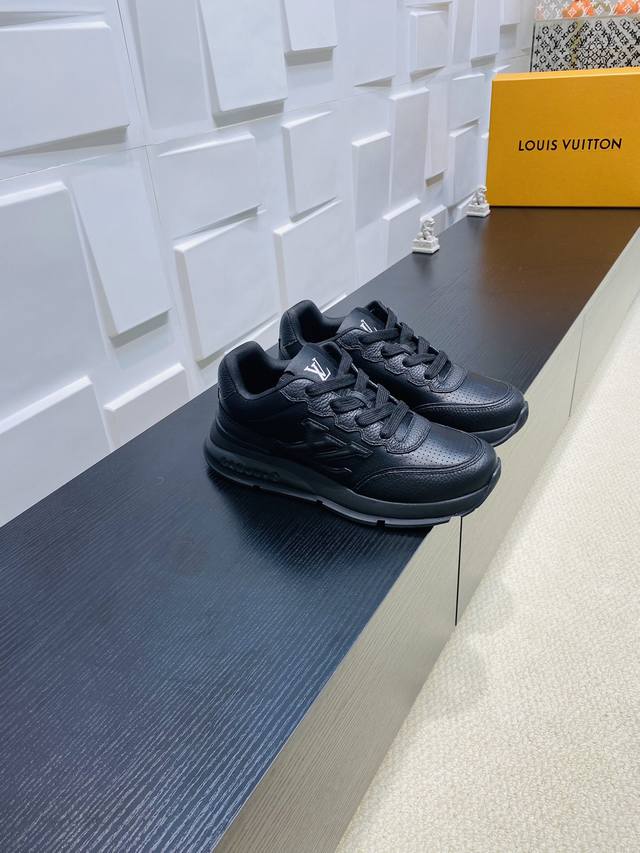 Top version: Lv Louis Vuitton L's latest Classic series thick-soled casual spor