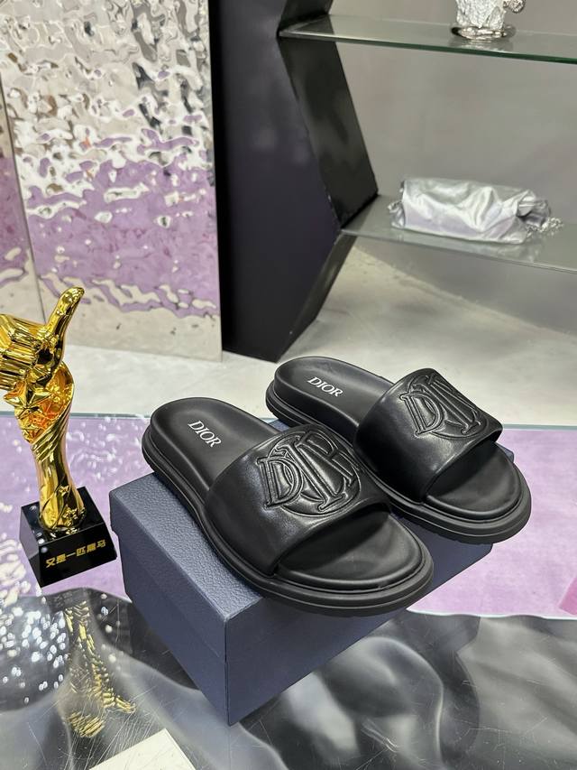 Factory price Pp: Dior slippers high-end 1:1 mold customization, original upgra