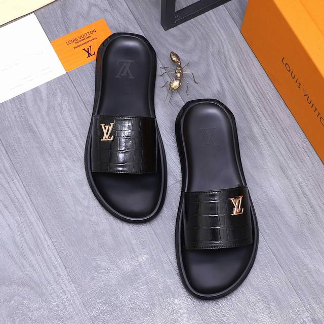 Product trademark: Louis Vuitton slippers True size: 38-44 45.46 Custom-made, n