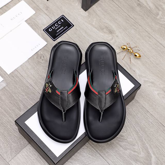 Factory P price Gucci new casual slippers, official website 1:1, high-quality a
