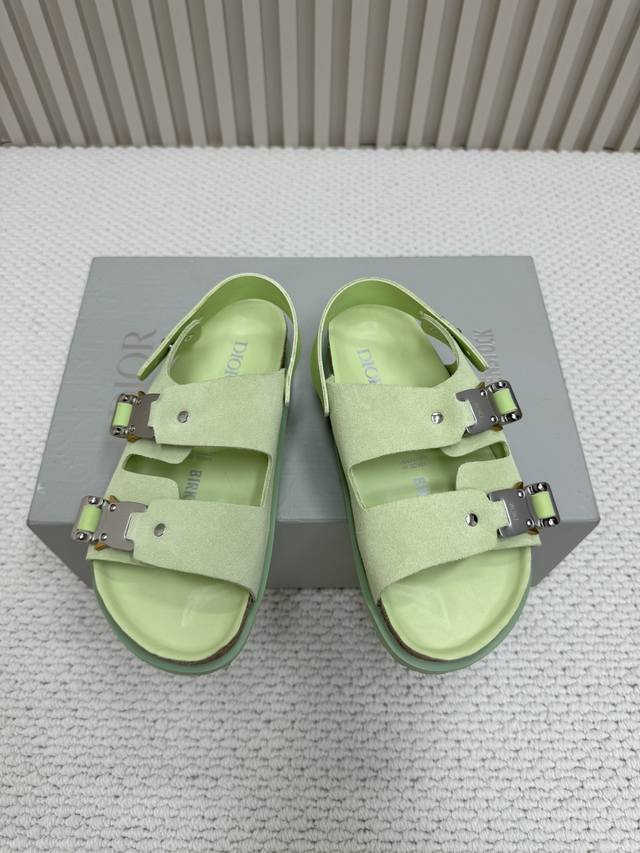 Dior Dior 24 latest sandals series! Original replica high version, super durable