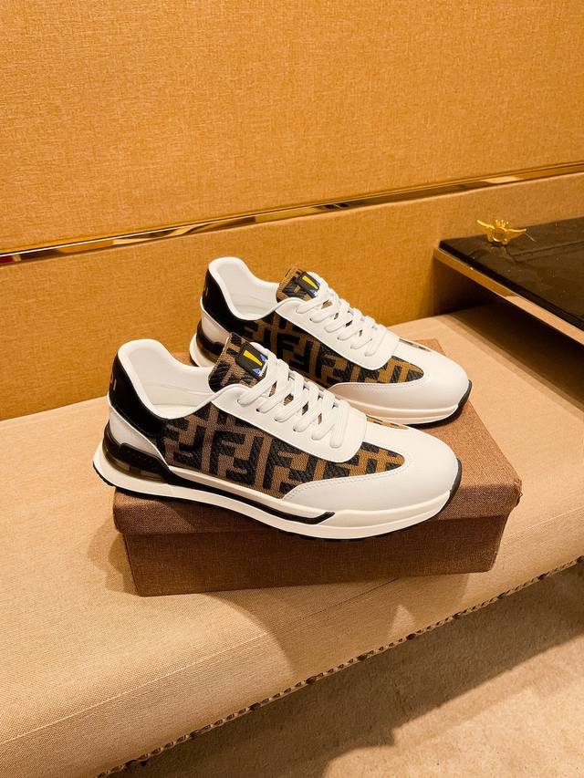 Factory P batch Fendi men's shoes high-end brand official website 1:1 latest mas