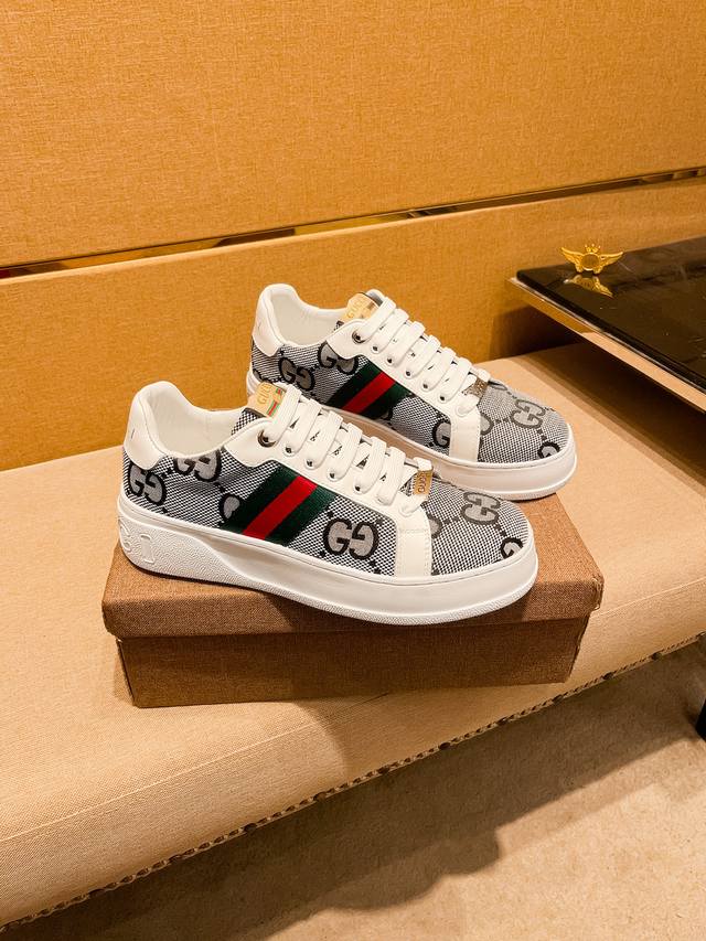 Factory P batch Gucci men's shoes high-end brand official website 1:1 latest ma