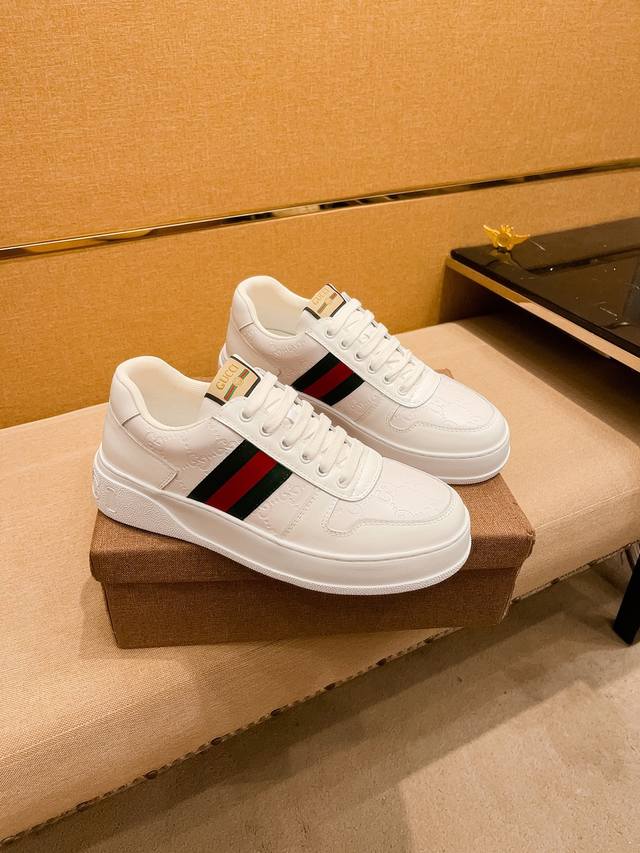 Factory P batch Gucci men's shoes high-end brand official website 1:1 latest ma