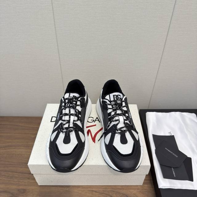 Dolce&Gabbana 2025 counter new sports shoes thick-soled casual shoes couple seri