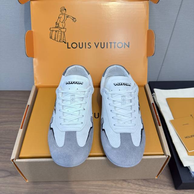 Lv Louis Vuitton 25 Series Rally Sneakers High Version Men's +70 This Lv Rally s