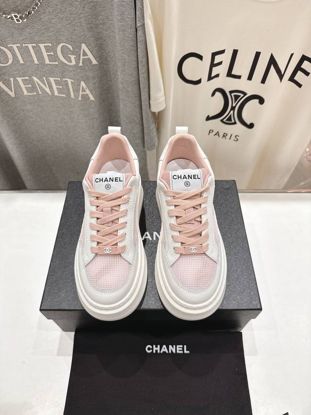 High version factory Chane* Xiaoxiang 2025Ss latest biscuit shoes are currently