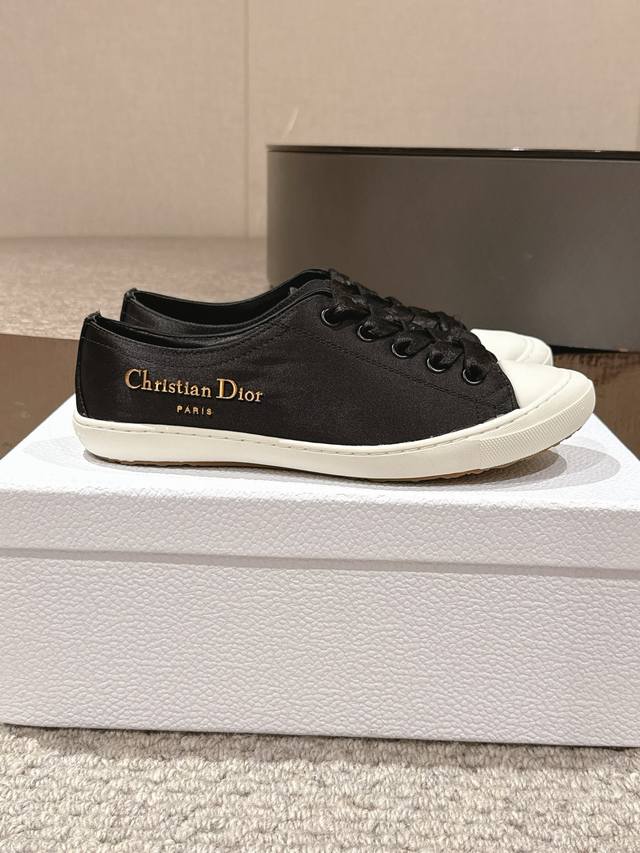 Dior Lucky satin casual sneakers Dior designers really understand girls' needs