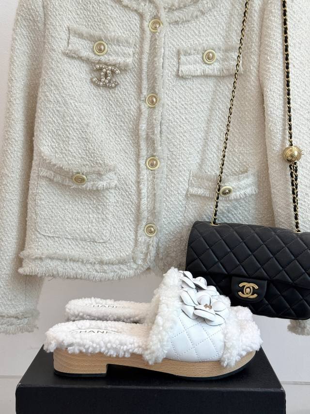 Factory Price Chane* | Chanel Classic Autumn and Winter Camellia Solid Wood Sol