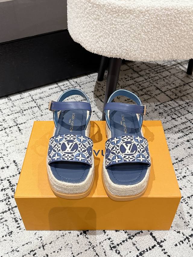 Takashi Murakami X Louis Vuitton 25 Cherry Series Maya Straw-bottom Round-toe Bu