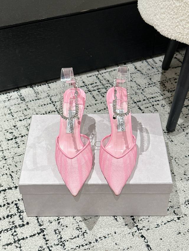 Jimmy Choo Highest quality, latest classic diamond chain, mesh lace, heavy craft