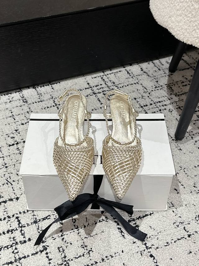 Cotem Aw French braided high heels The timeless art of weaving elegance with eve