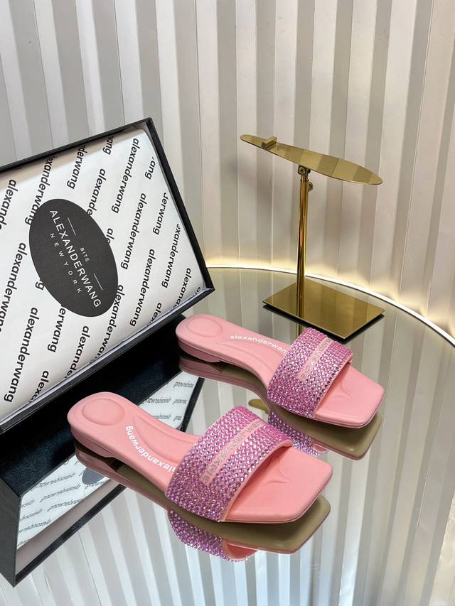 Alexanderwan* Dawang 25Ss latest spring and summer Australian diamond sandals pe