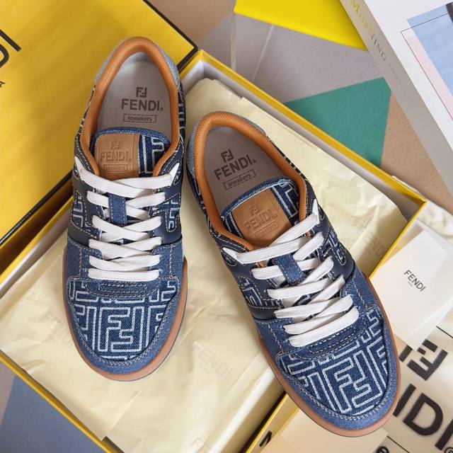 Top version: Couple's style Fendi Match capsule series couple's casual sports sh